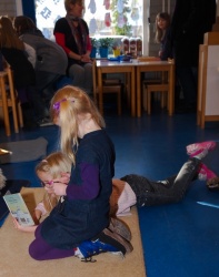 Kinderen waren op de vrije zaterdag aan het werk en vertelden hier graag over.